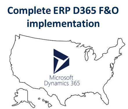 ERP D365 implementation in the US